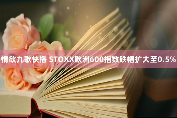 情欲九歌快播 STOXX欧洲600指数跌幅扩大至0.5%